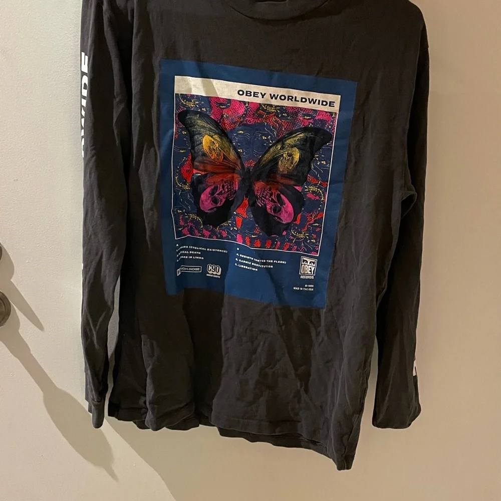 OBEY unisex graphic long sleeve t - Picture 3 of 3